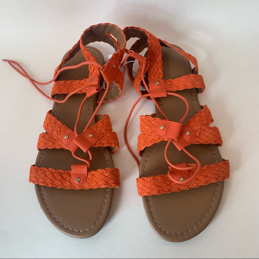 🧡 Old Navy Braided Gladiator Sandals Size 10 🧡